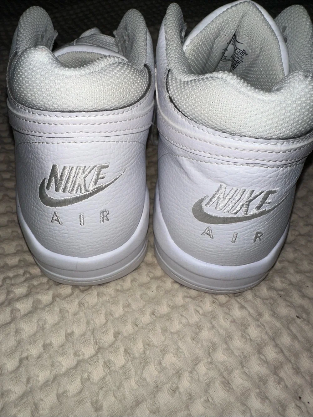Nike Air Flight AIR FLIGHT Men's White Mid-Top Lace-Up Athletic Sneakers size 7